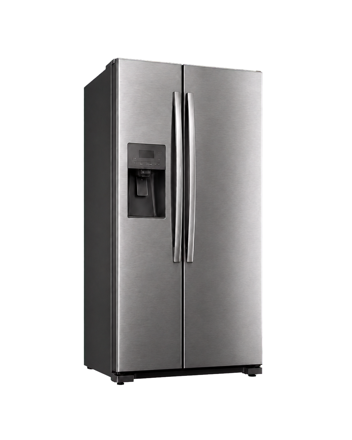 Geladeira Side by Side em aço inox